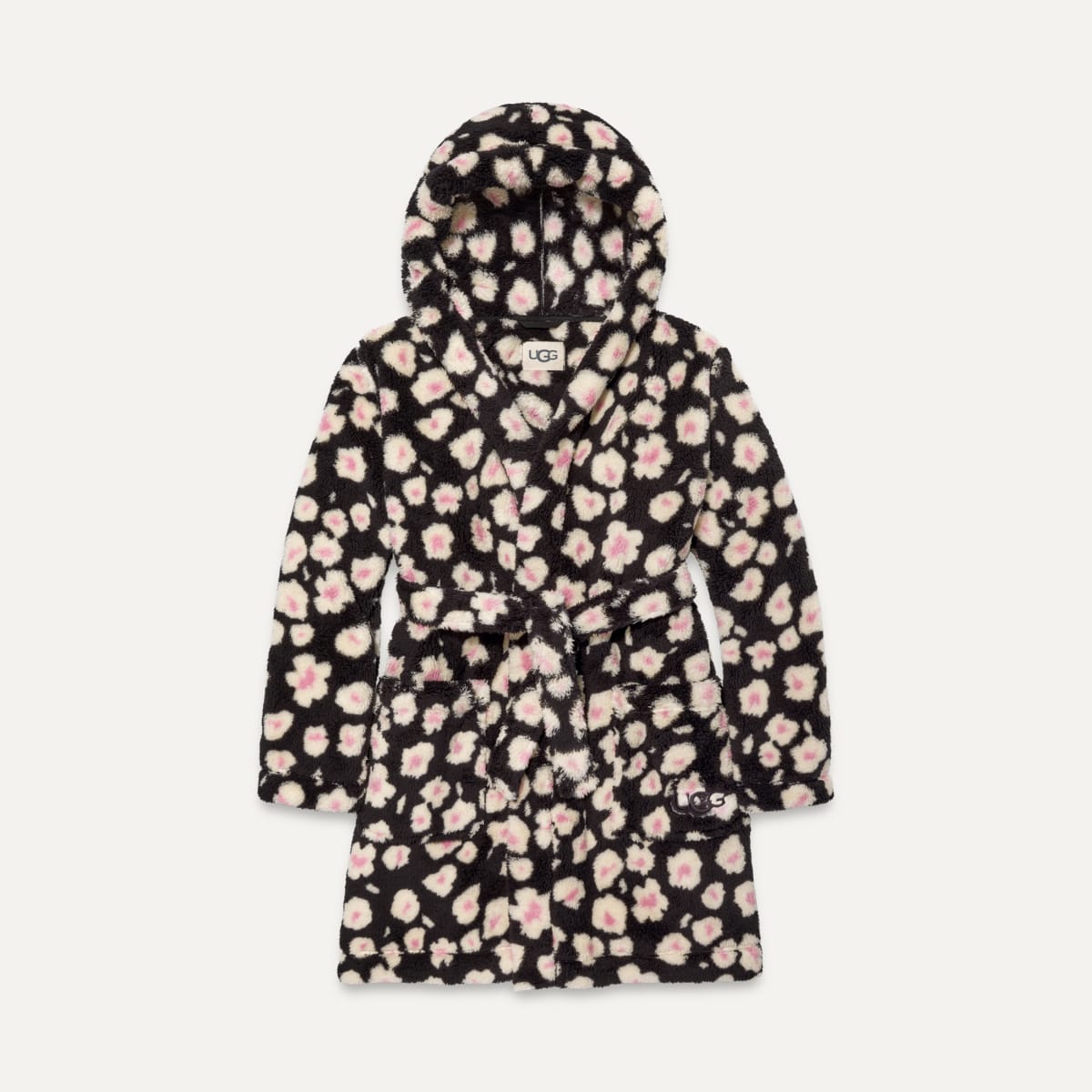 Womens leopard print dressing gown outlet